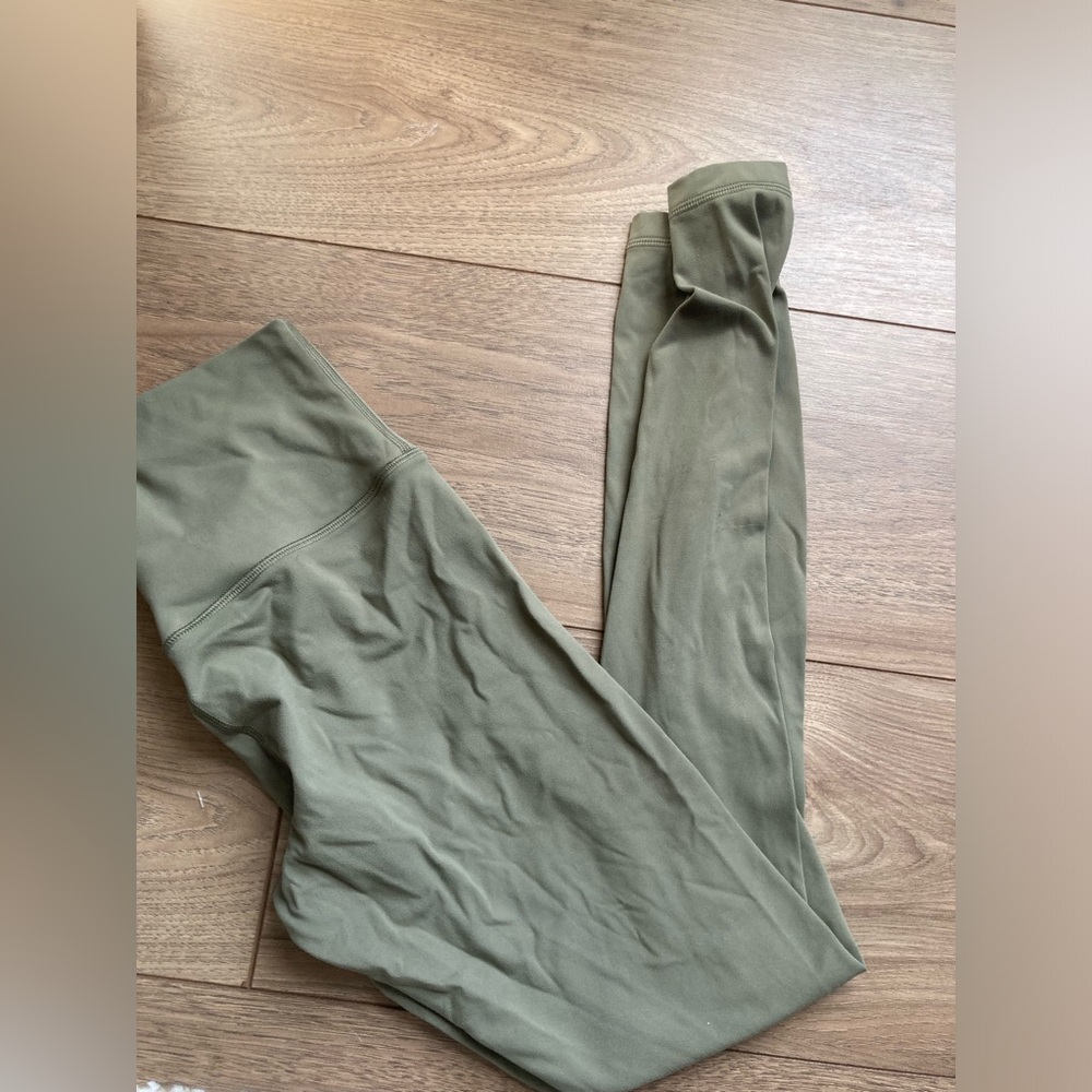 Hey Nuts Olive Sage  Green Women's Leggings XS/S